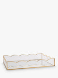 Caroline Gardner glass scallop tray gold - British product