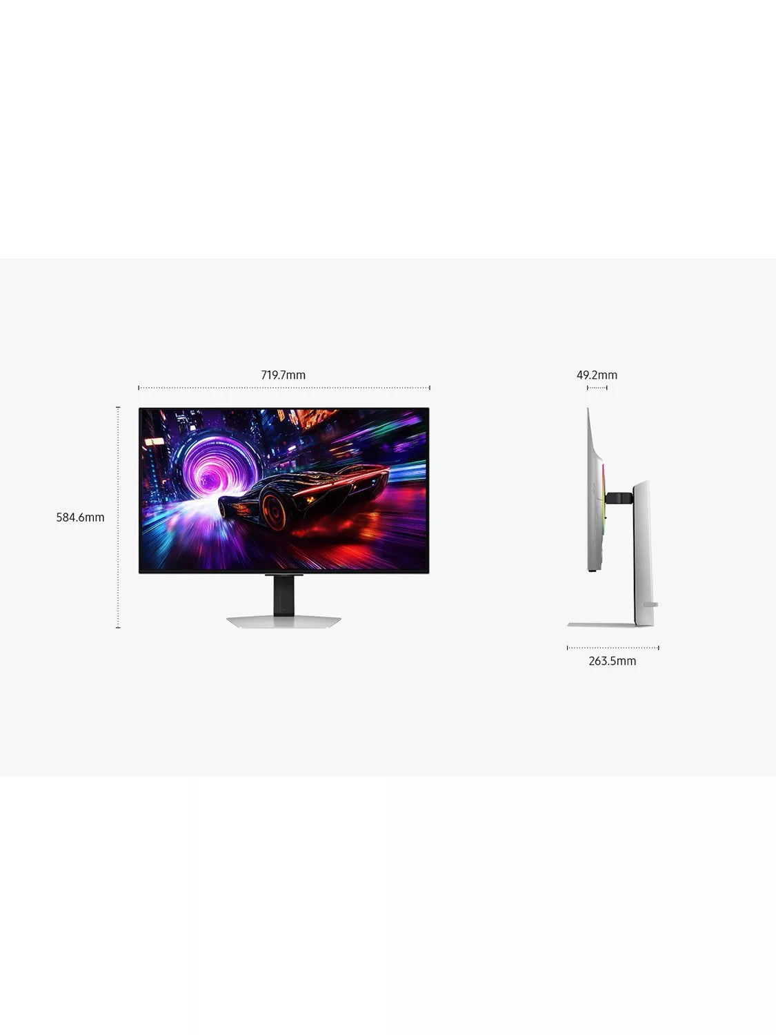 Samsung Odyssey OLED G8 gaming monitor 32 inches - British product