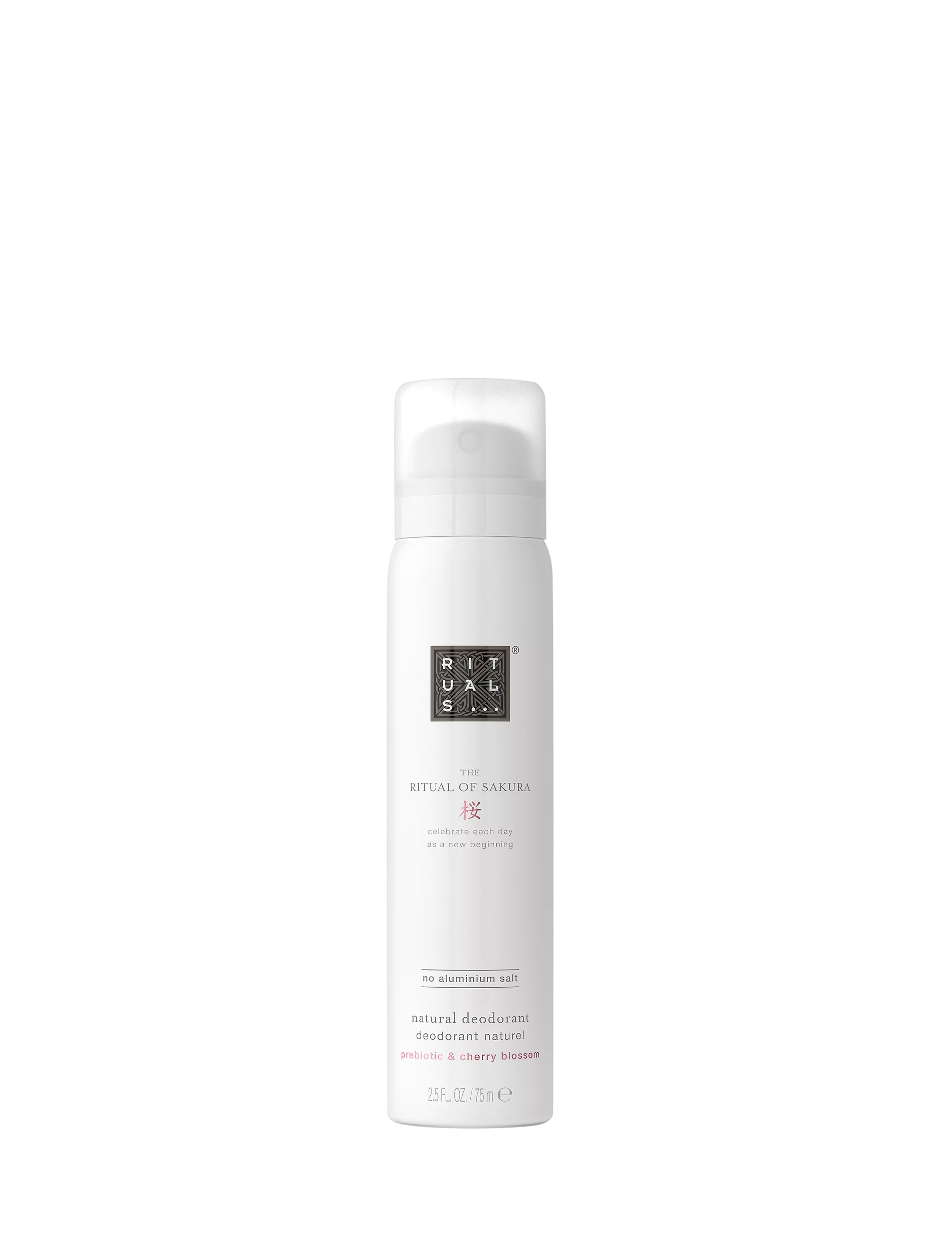 Rituals natural deodorant spray 75ml cherry blossom (British brand)