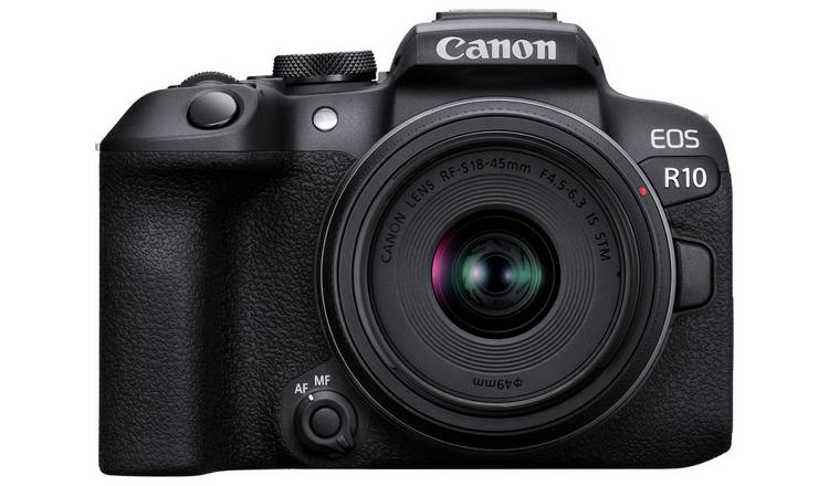 Canon EOS R10 mirrorless camera with 18-45mm IS STM lens - British product