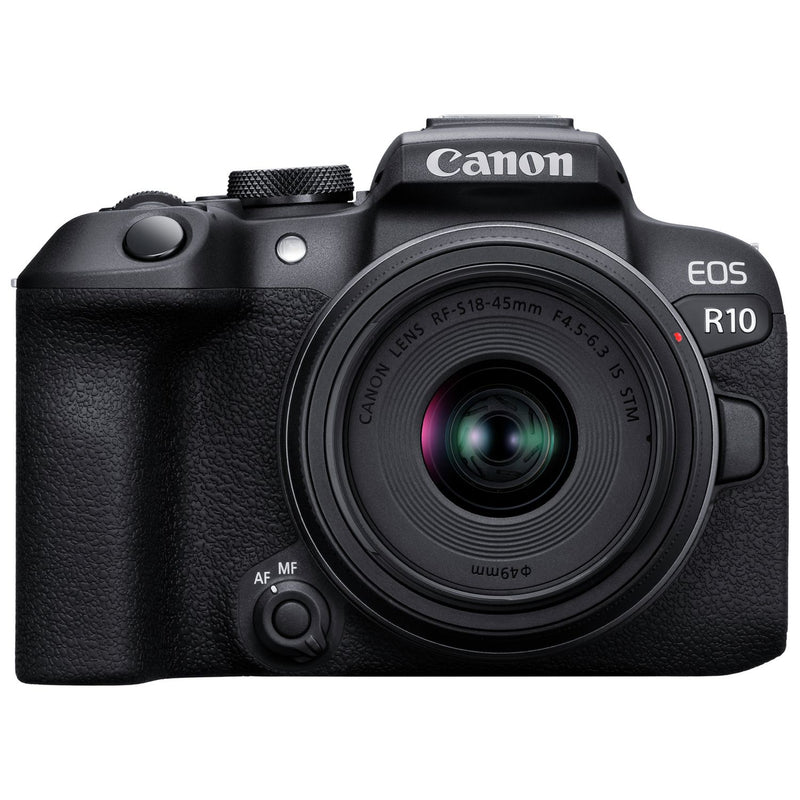 Canon EOS R10 mirrorless camera with 18-45mm IS STM lens - British product