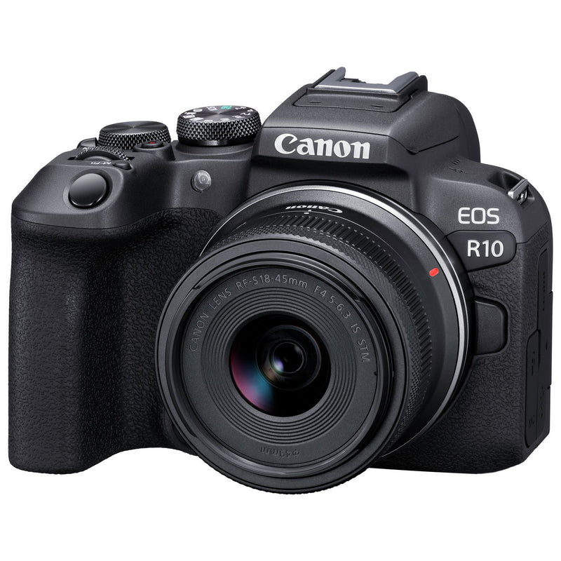 Canon EOS R10 mirrorless camera with 18-45mm IS STM lens - British product