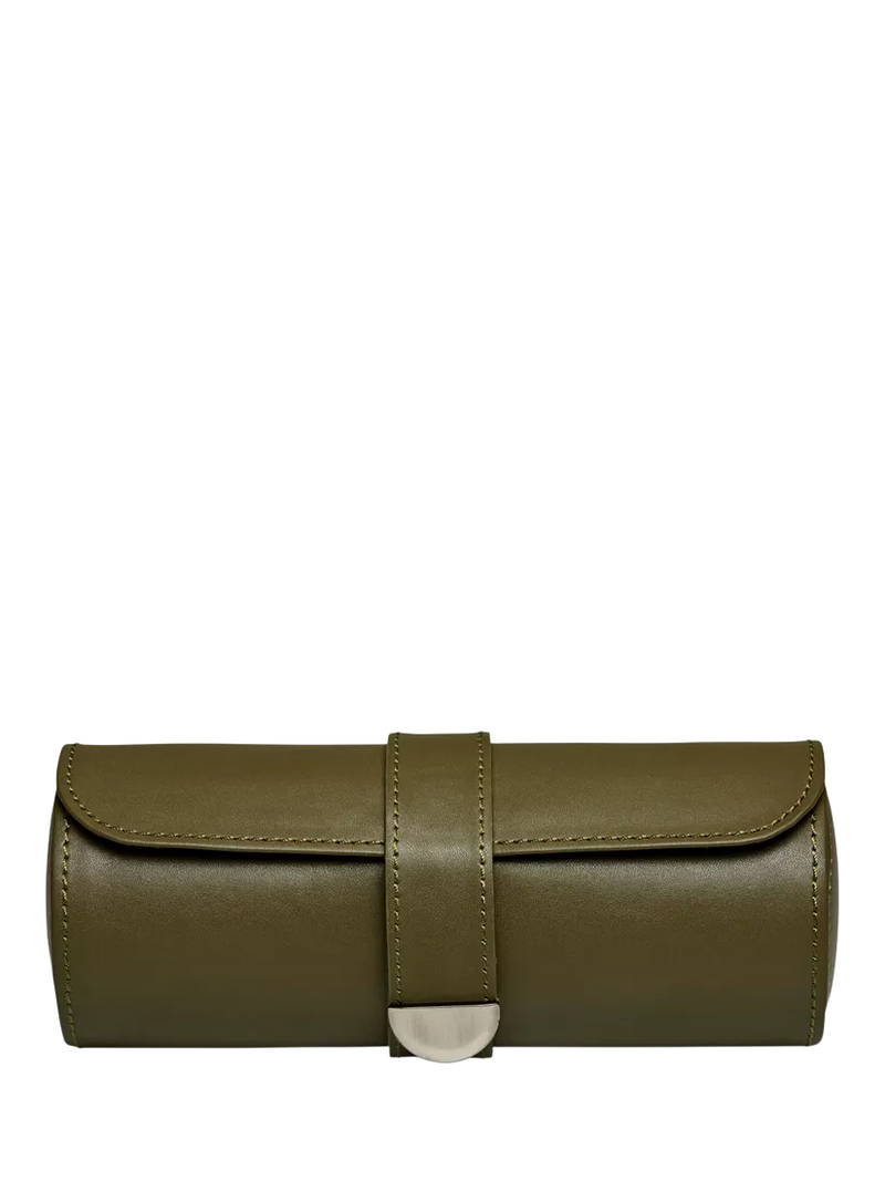 Wolf Earth Vegan Leather Triple Watch Roll