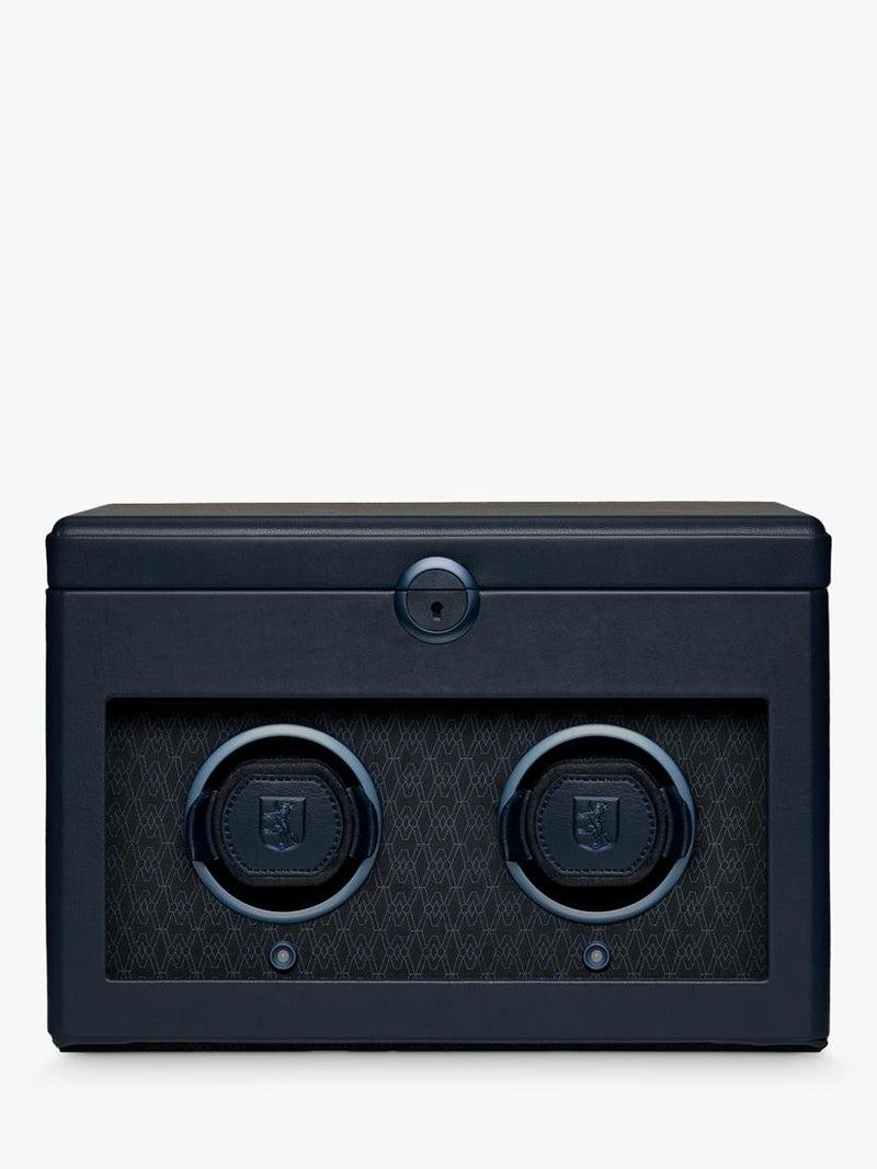 WOLF Earth vegan apple leather 2 module watch winder (British brand)
