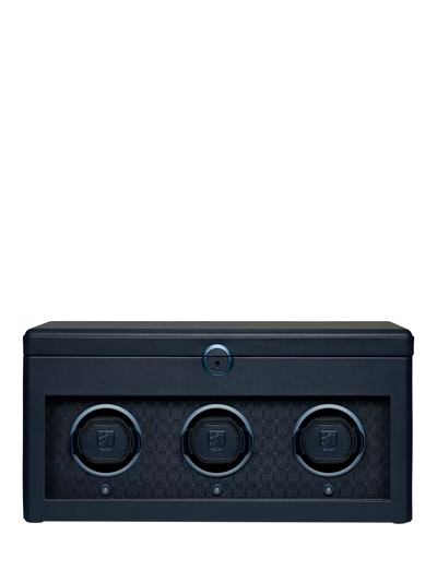 John Lewis WOLF Earth Vegan Apple Leather 3 Module Watch Winder- Buy online at McGrocer