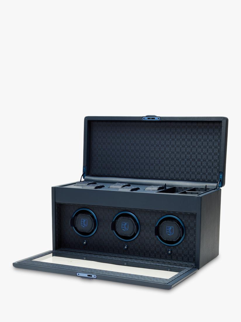 WOLF vegan apple leather 3 module watch winder - British product