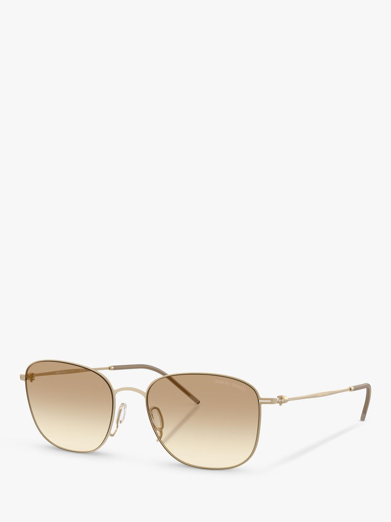 Giorgio Armani square grey gradient sunglasses 54mm, imported from the UK