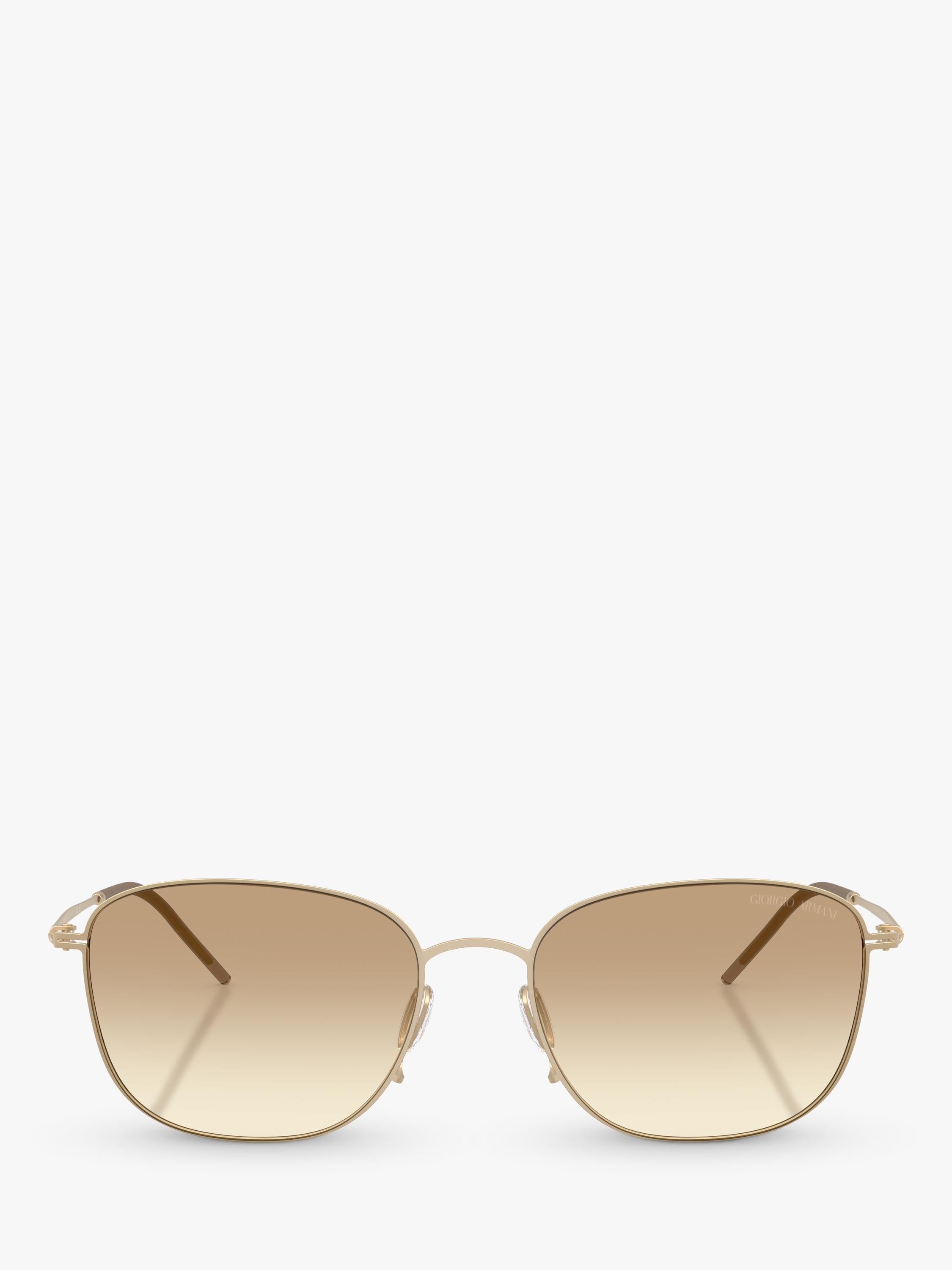 Giorgio Armani square grey gradient sunglasses 54mm, imported from the UK