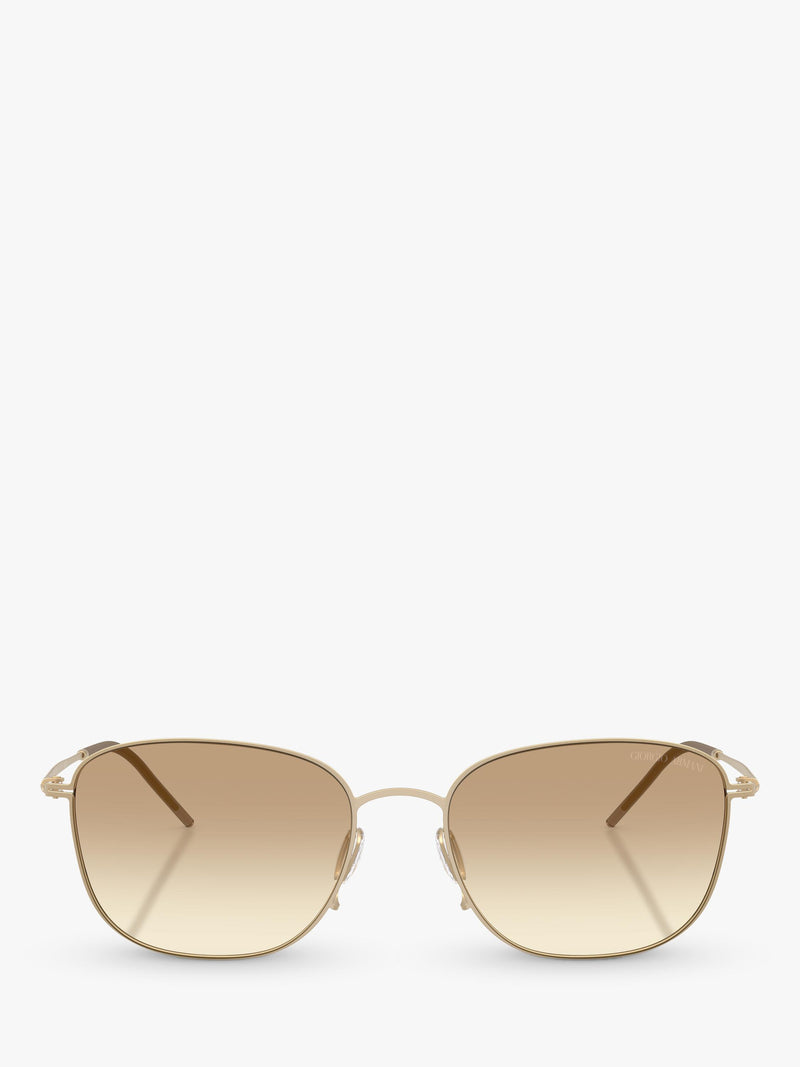 Giorgio Armani square grey gradient sunglasses 54mm, imported from the UK