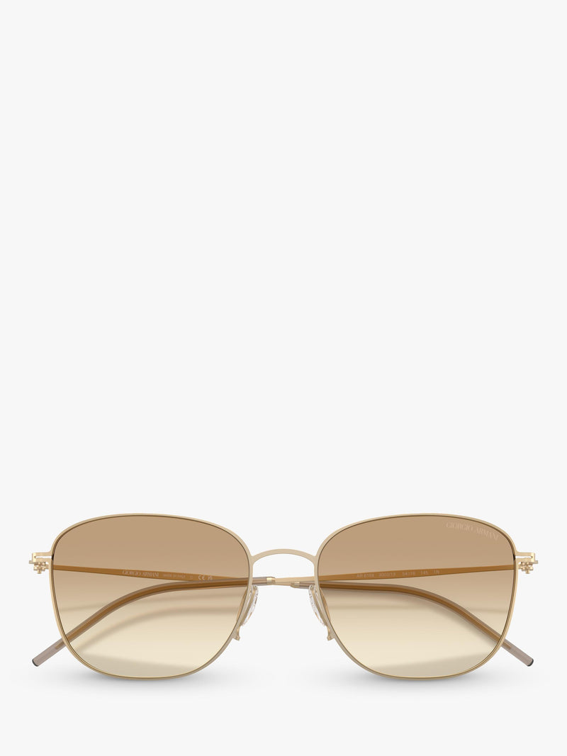 Giorgio Armani square grey gradient sunglasses 54mm, imported from the UK