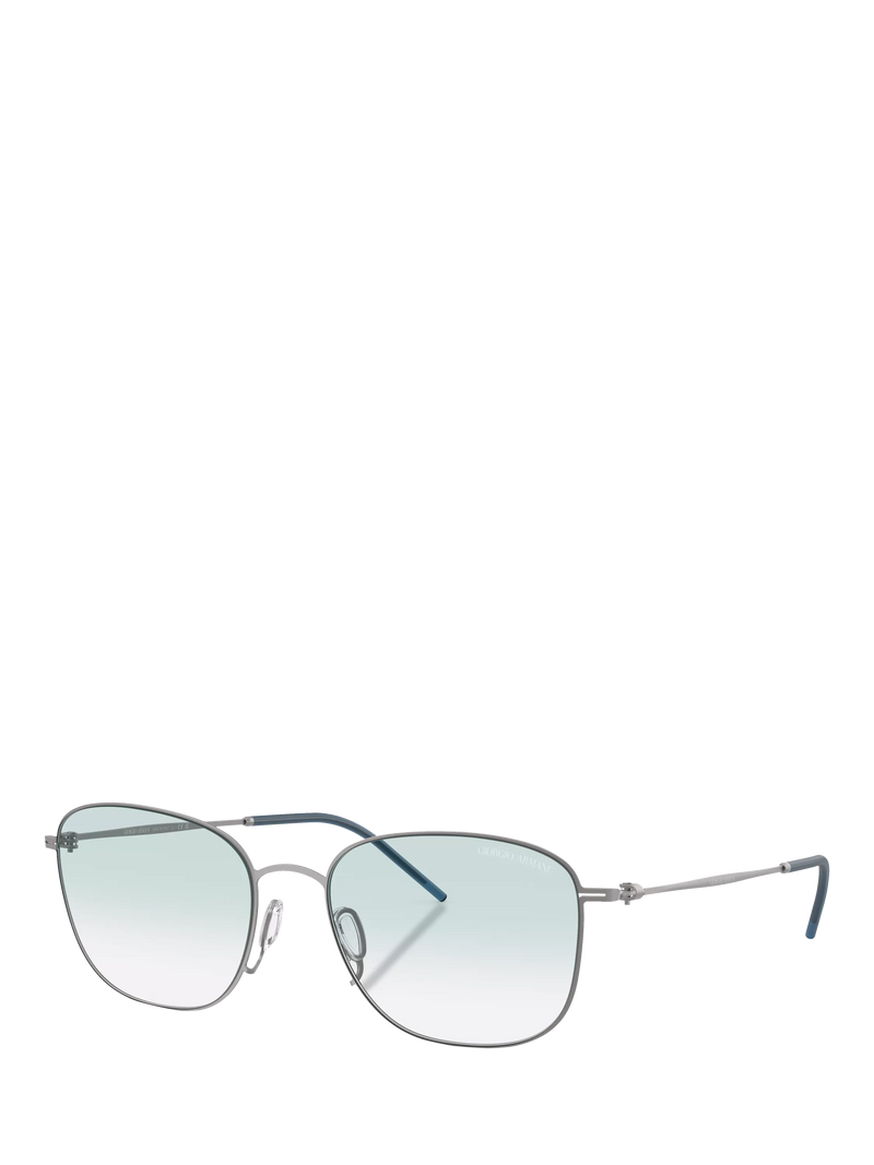 Giorgio Armani square grey gradient sunglasses 54mm, imported from the UK