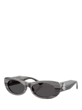Jimmy Choo JC5038B Women's Oval Sunglasses