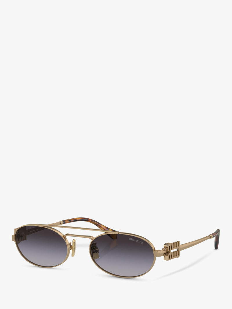 Miu Miu oval sunglasses for women, MU54ZS - British product