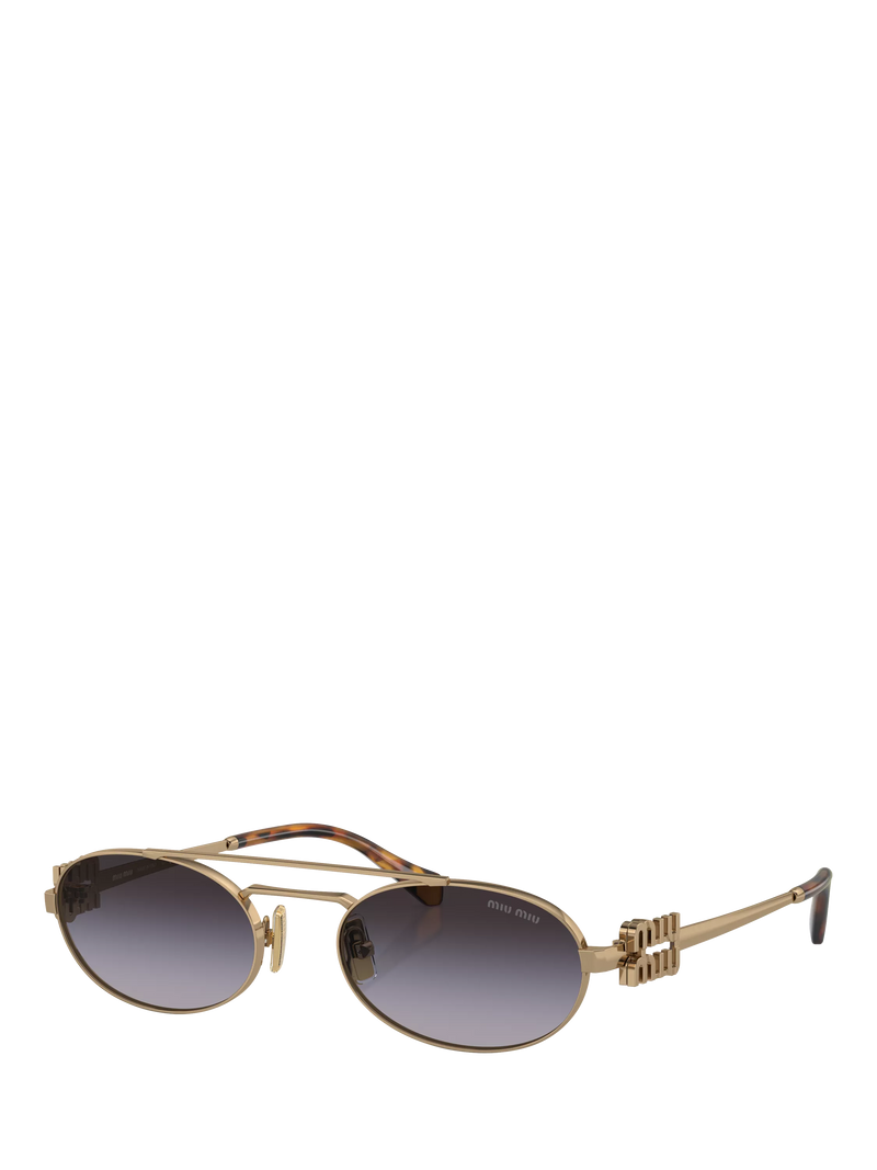 Miu Miu MU54ZS Women's Oval Sunglasses