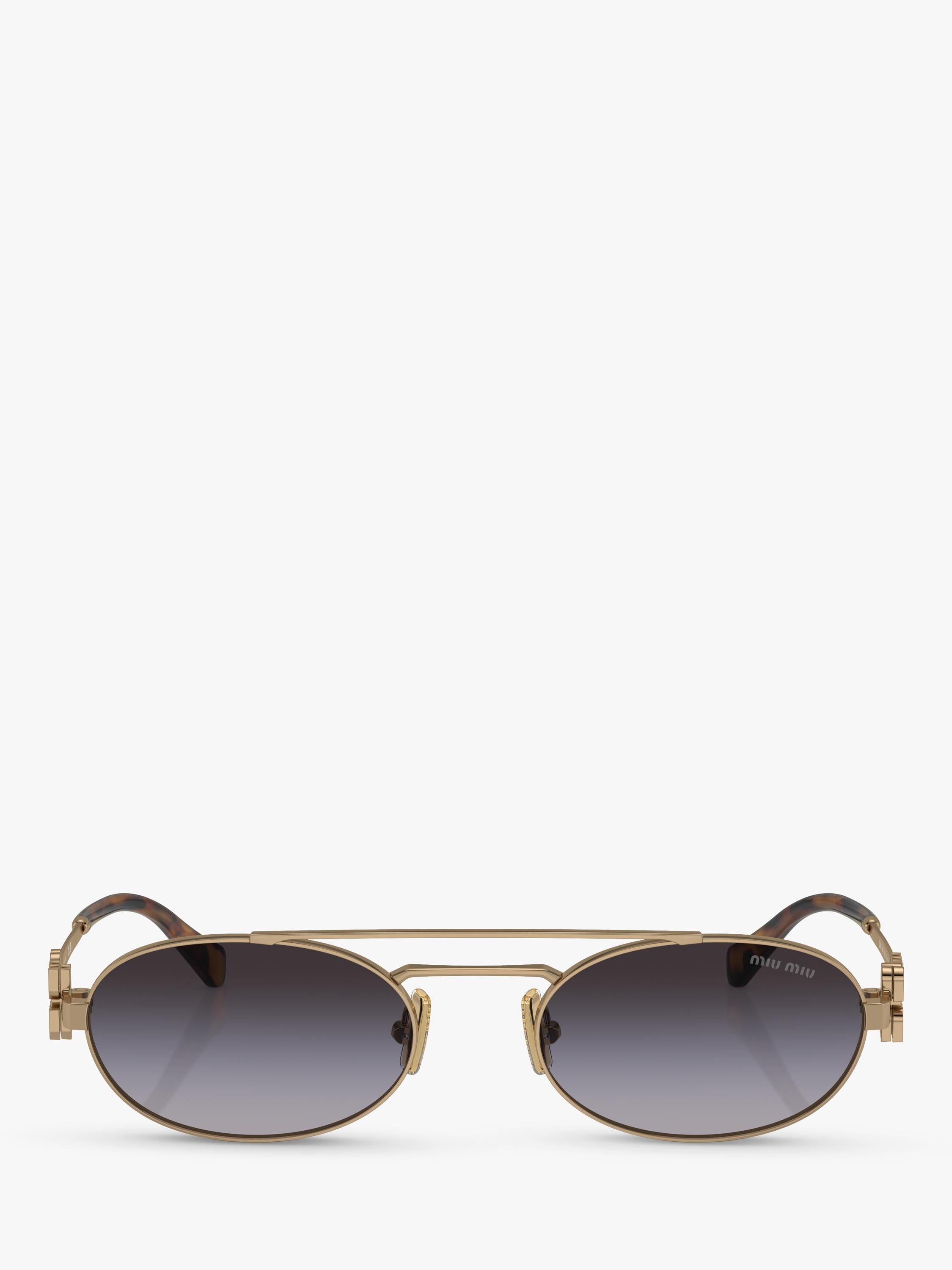 Miu Miu oval sunglasses for women, MU54ZS - British product