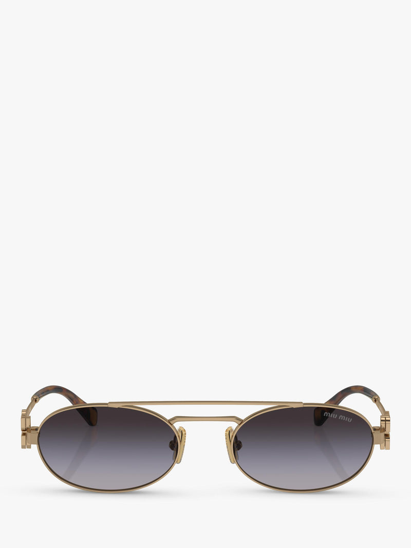 Miu Miu oval sunglasses for women, MU54ZS - British product