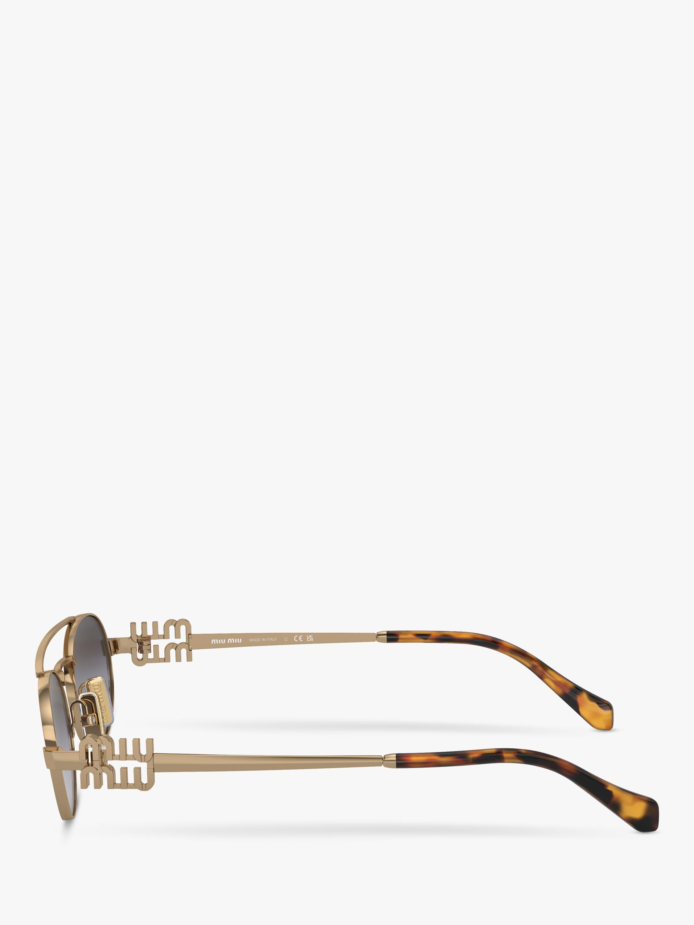 Miu Miu oval sunglasses for women, MU54ZS - British product
