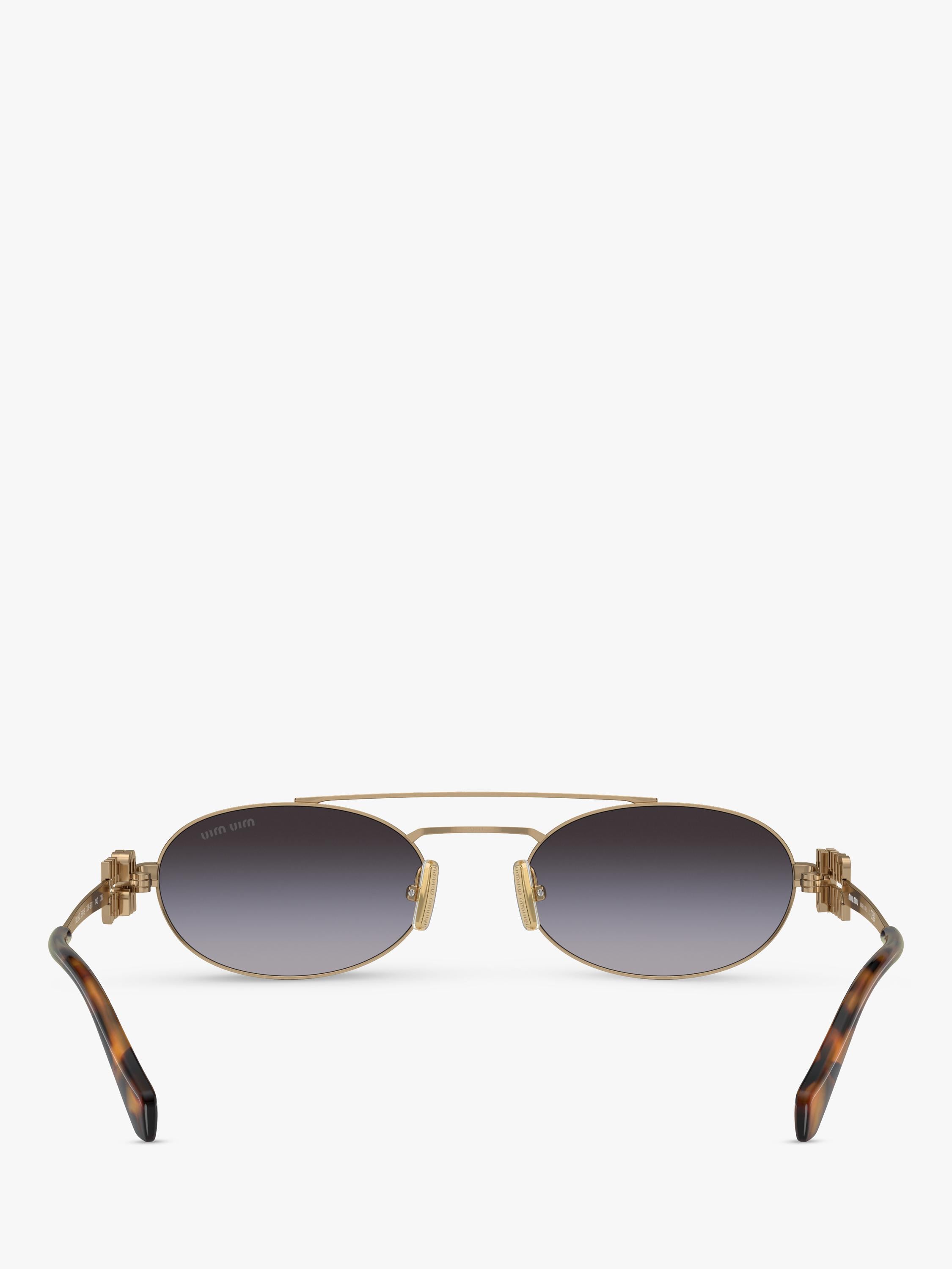 Miu Miu oval sunglasses for women, MU54ZS - British product