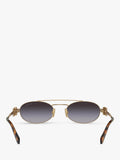 Miu Miu oval sunglasses for women, MU54ZS - British product