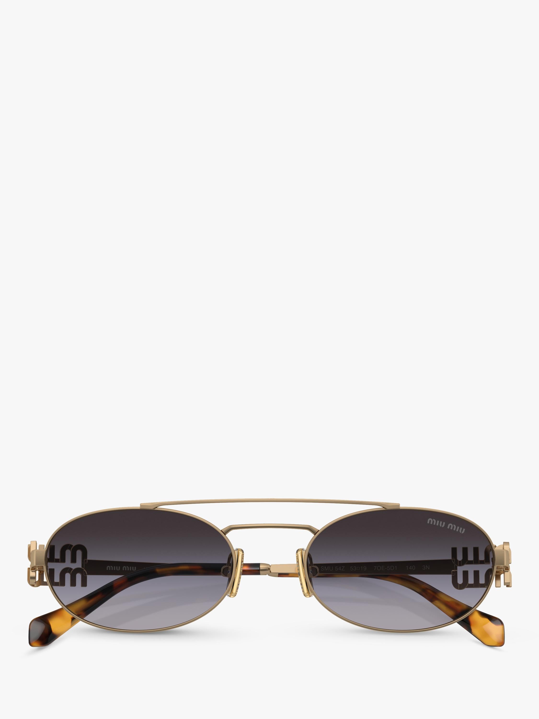 Miu Miu oval sunglasses for women, MU54ZS - British product