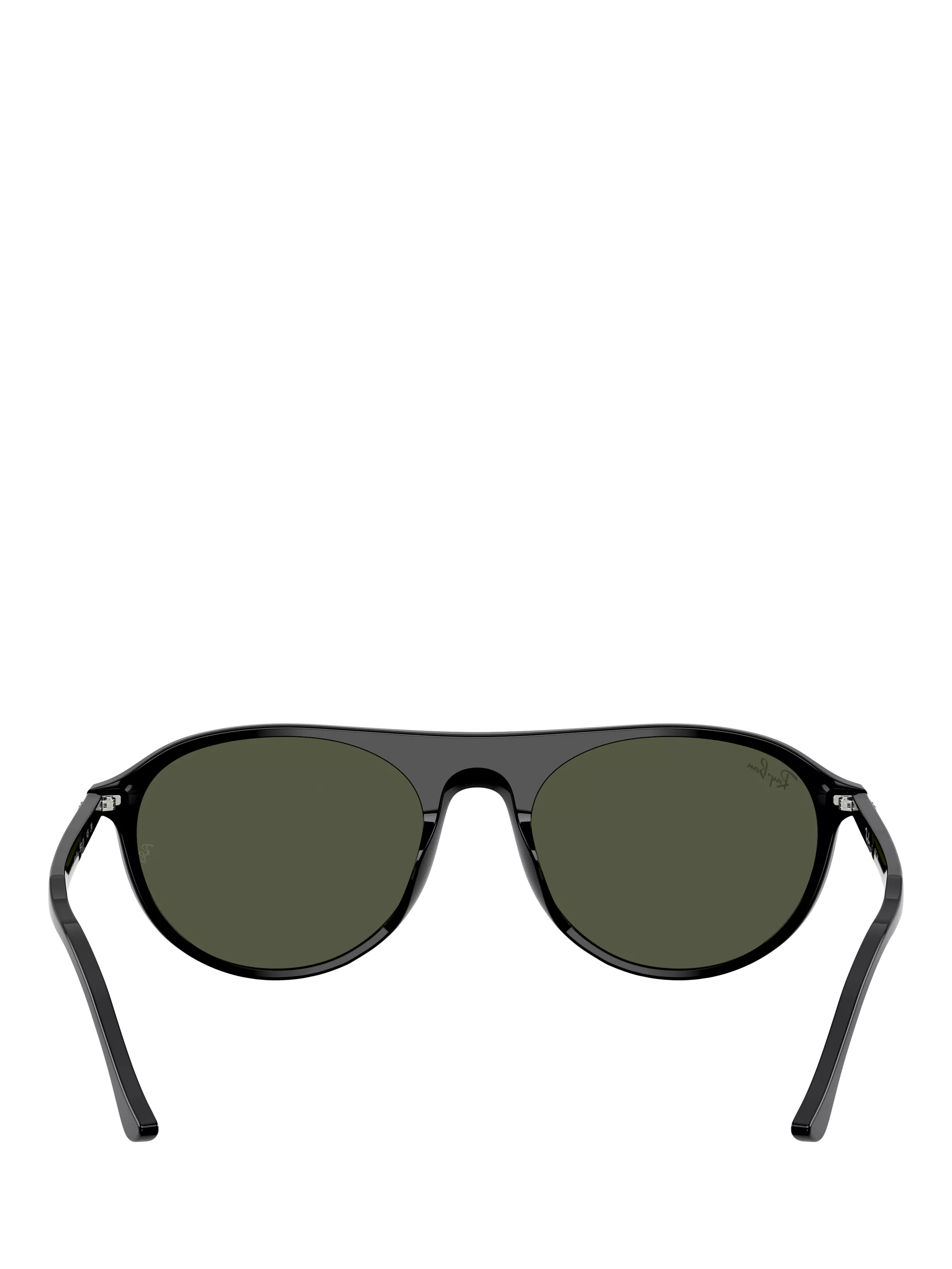 Ray-Ban RB2215 round sunglasses black frame green lenses - British product