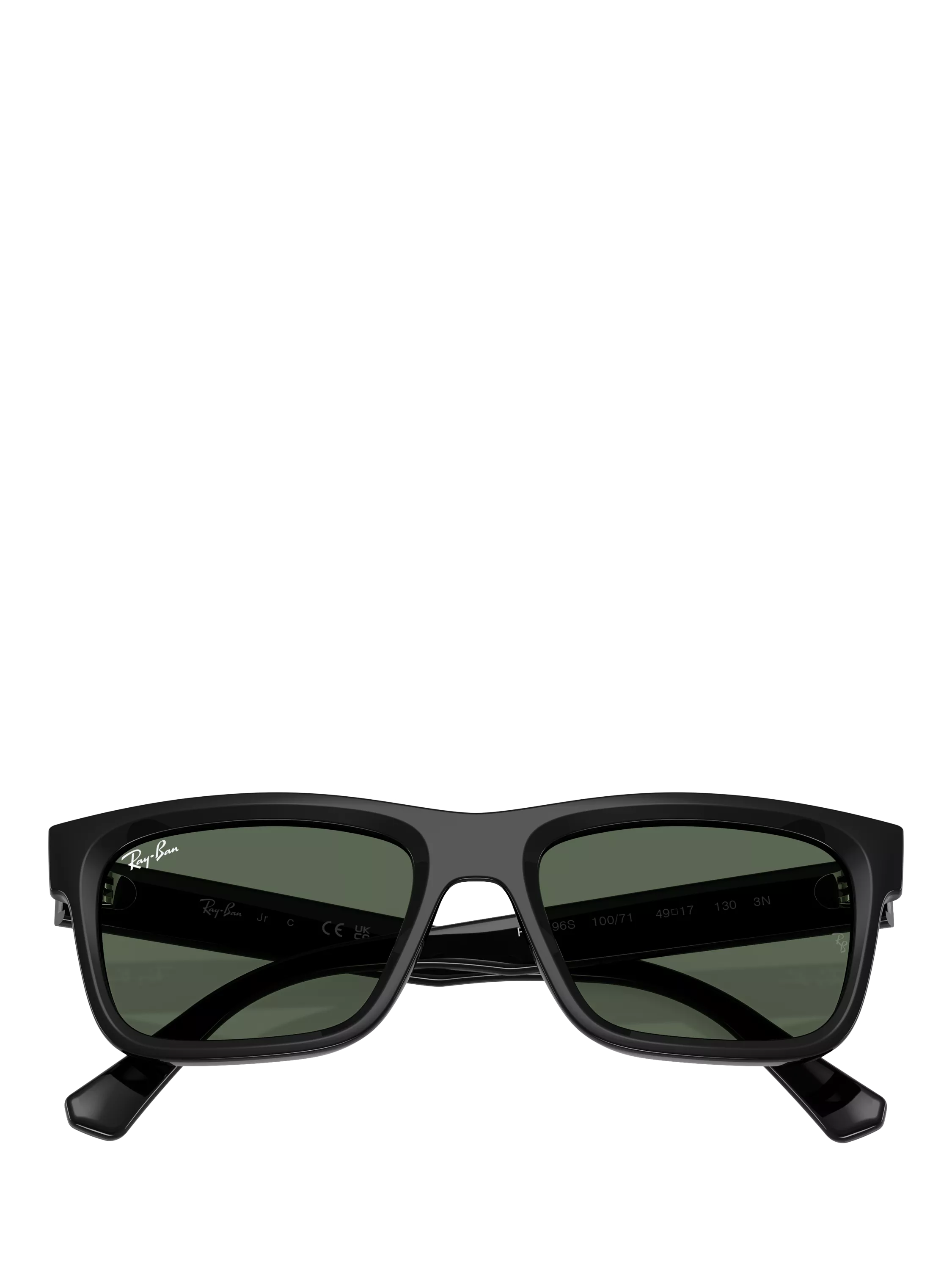 Ray-Ban RJ9196S kids bio-based rectangular sunglasses black (British brand)