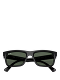 Ray-Ban RJ9196S kids bio-based rectangular sunglasses black (British brand)