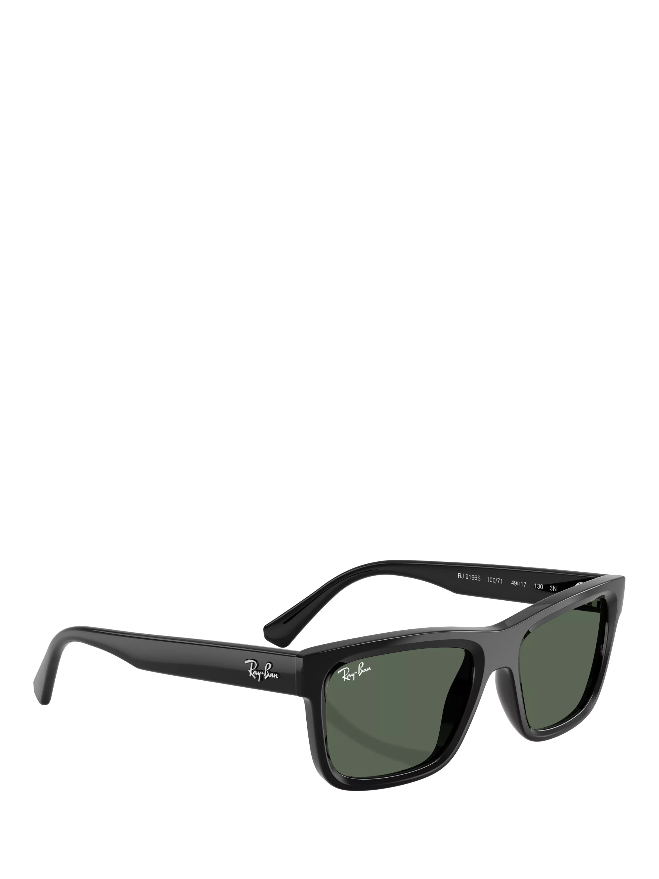 Ray-Ban RJ9196S kids bio-based rectangular sunglasses black (British brand)
