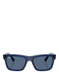 Ray-Ban RJ9196S kids bio-based blue rectangular sunglasses 49mm, UK version
