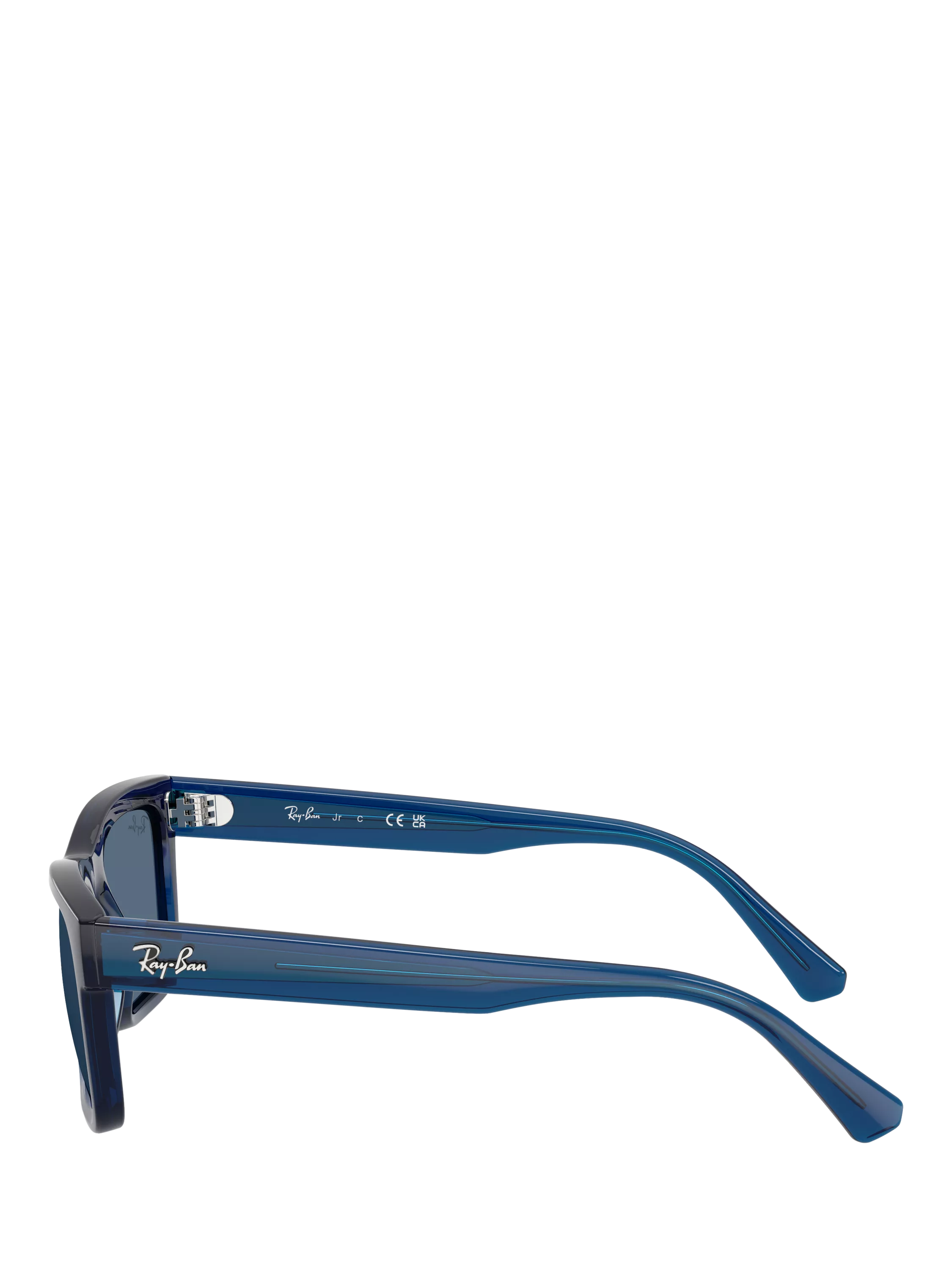 Ray-Ban RJ9196S kids bio-based blue rectangular sunglasses 49mm, UK version