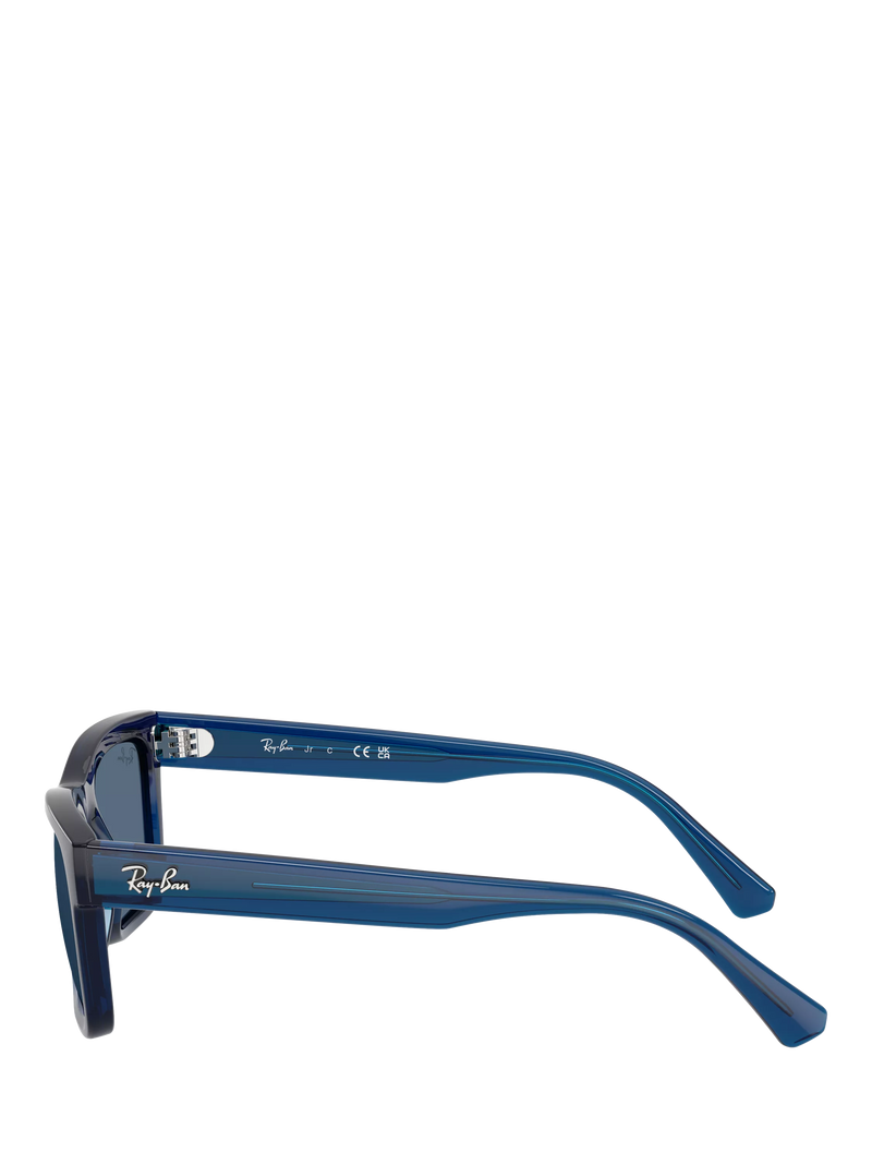 Ray-Ban RJ9196S kids bio-based blue rectangular sunglasses 49mm, UK version