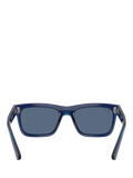Ray-Ban RJ9196S kids bio-based blue rectangular sunglasses 49mm, UK version