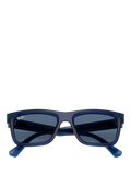 Ray-Ban RJ9196S kids bio-based blue rectangular sunglasses 49mm, UK version