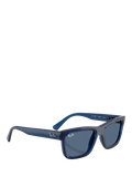 Ray-Ban RJ9196S kids bio-based blue rectangular sunglasses 49mm, UK version