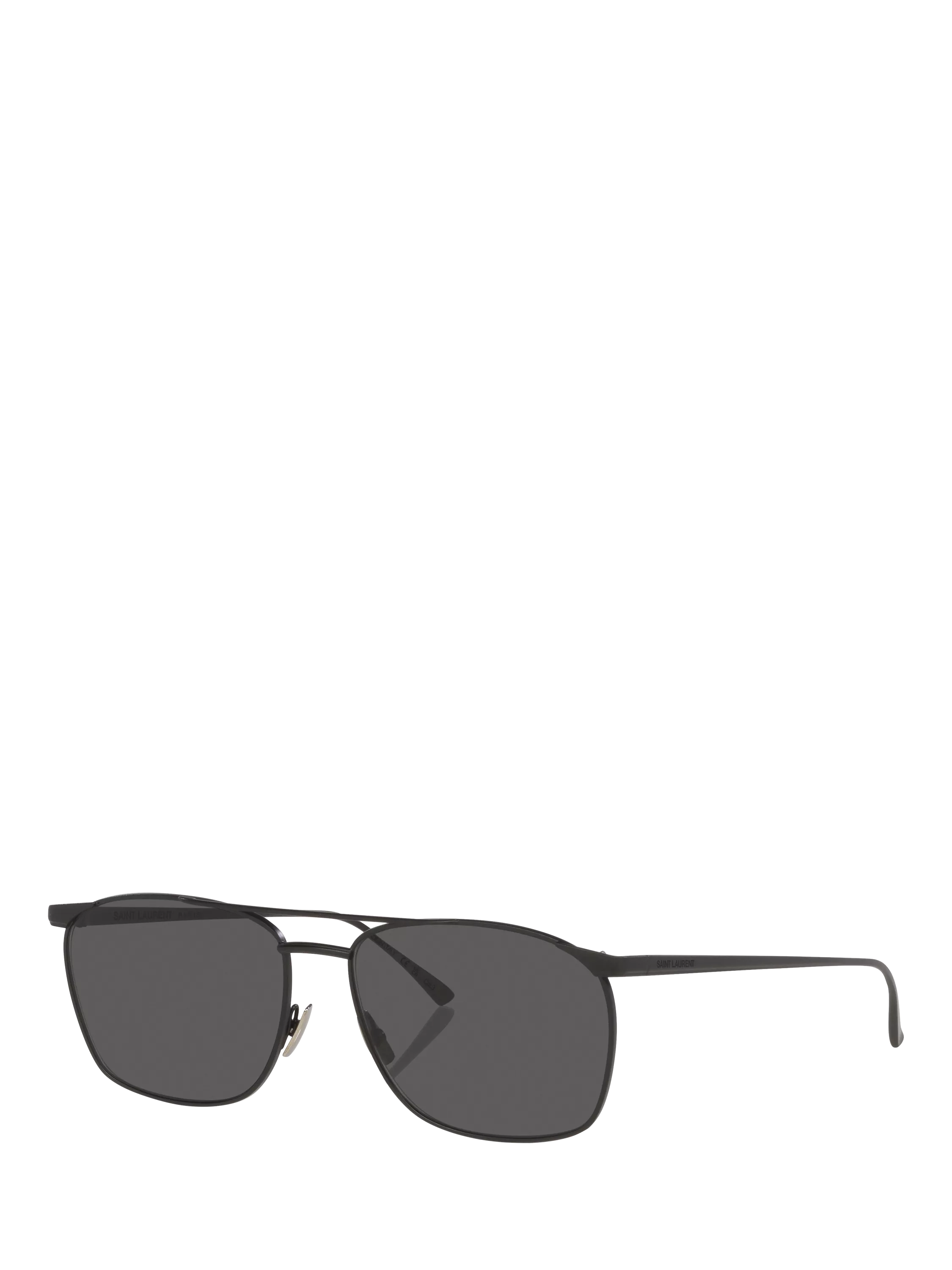 Yves Saint Laurent D-frame sunglasses in black with polyamide lenses - British product