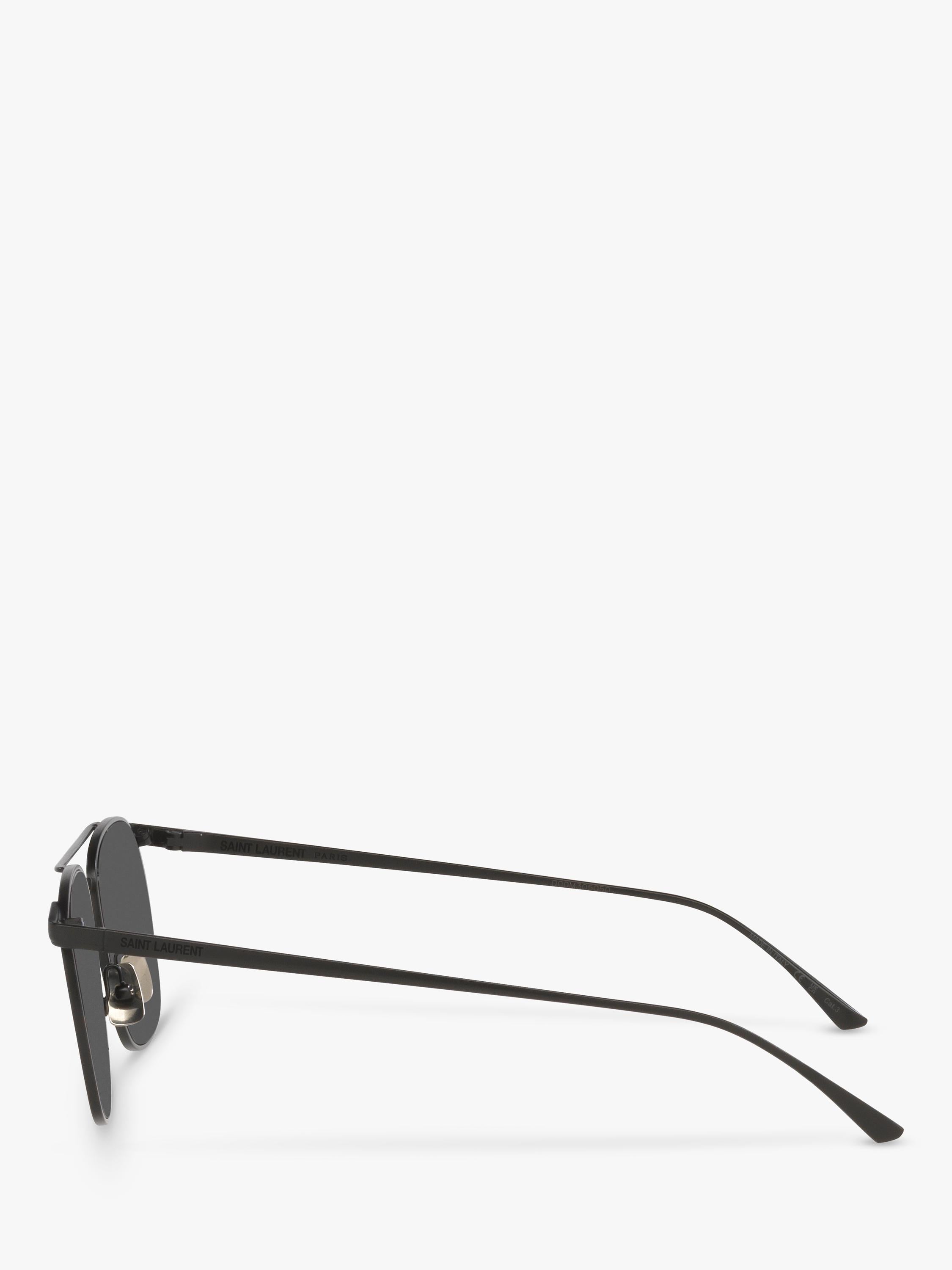 Yves Saint Laurent D-frame sunglasses in black with polyamide lenses - British product