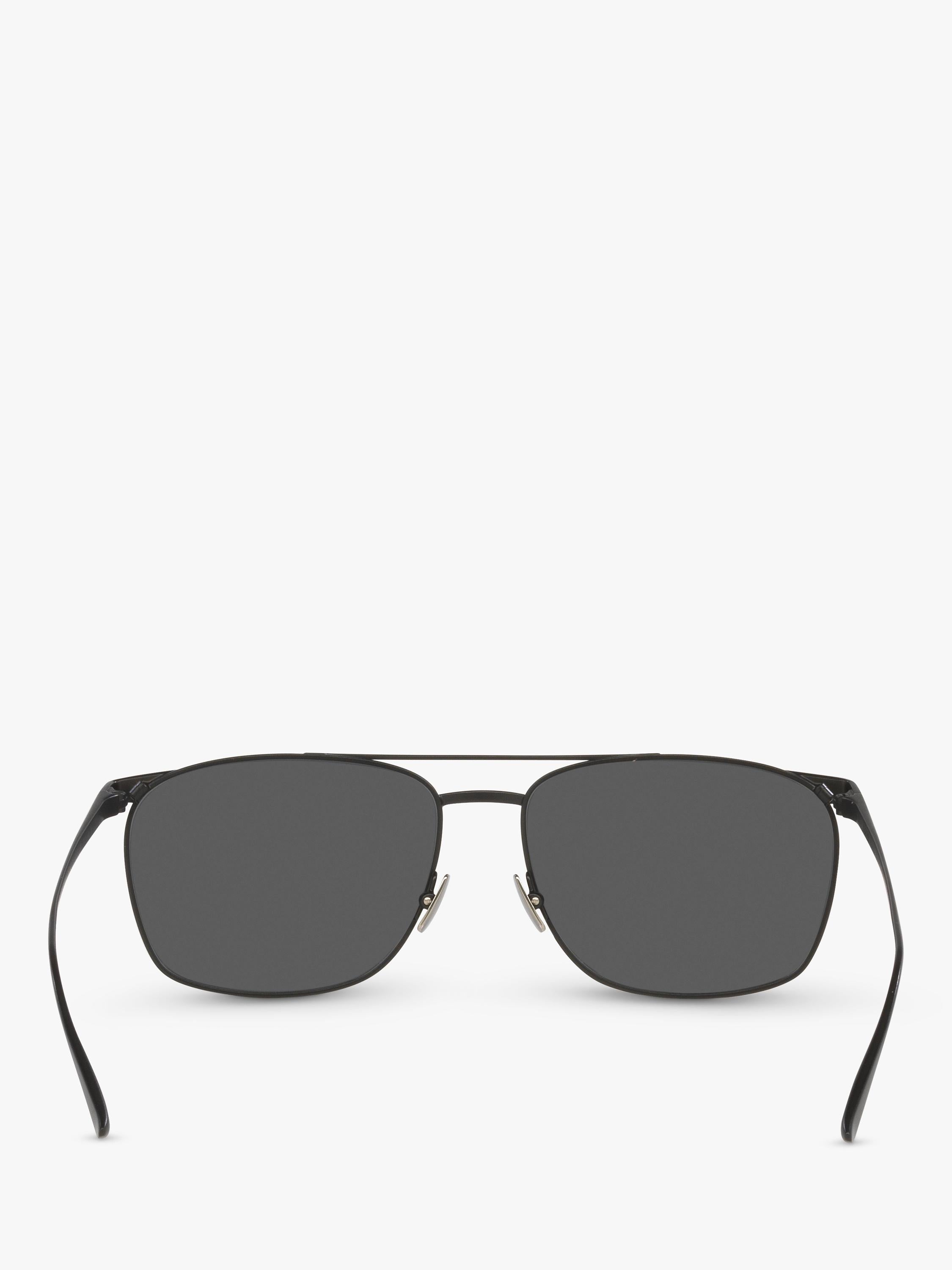 Yves Saint Laurent D-frame sunglasses in black with polyamide lenses - British product