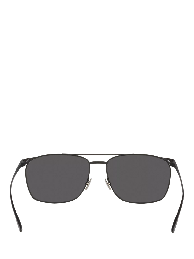Yves Saint Laurent D-frame sunglasses in black with polyamide lenses - British product