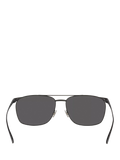Yves Saint Laurent D-frame sunglasses in black with polyamide lenses - British product