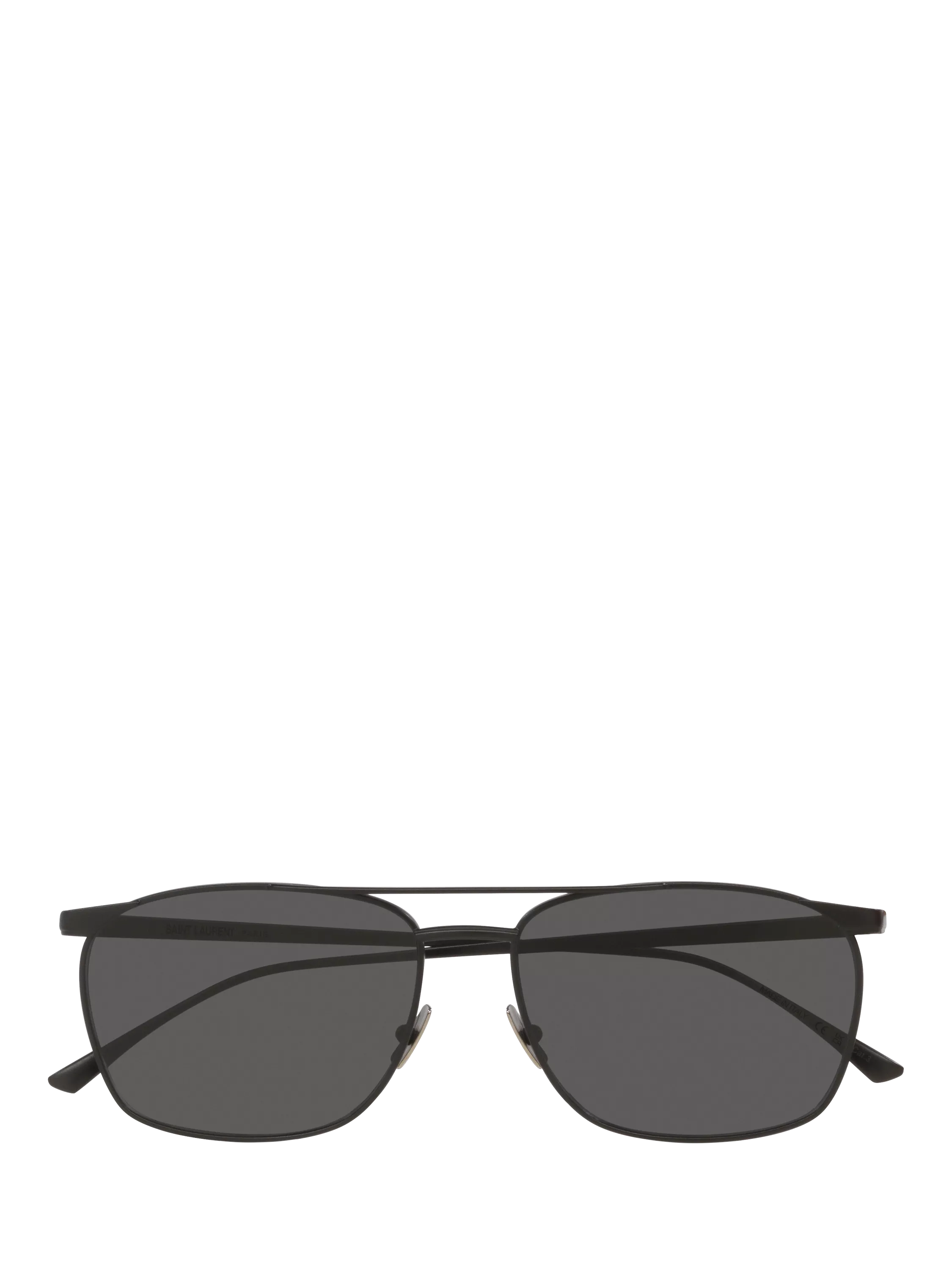 Yves Saint Laurent D-frame sunglasses in black with polyamide lenses - British product