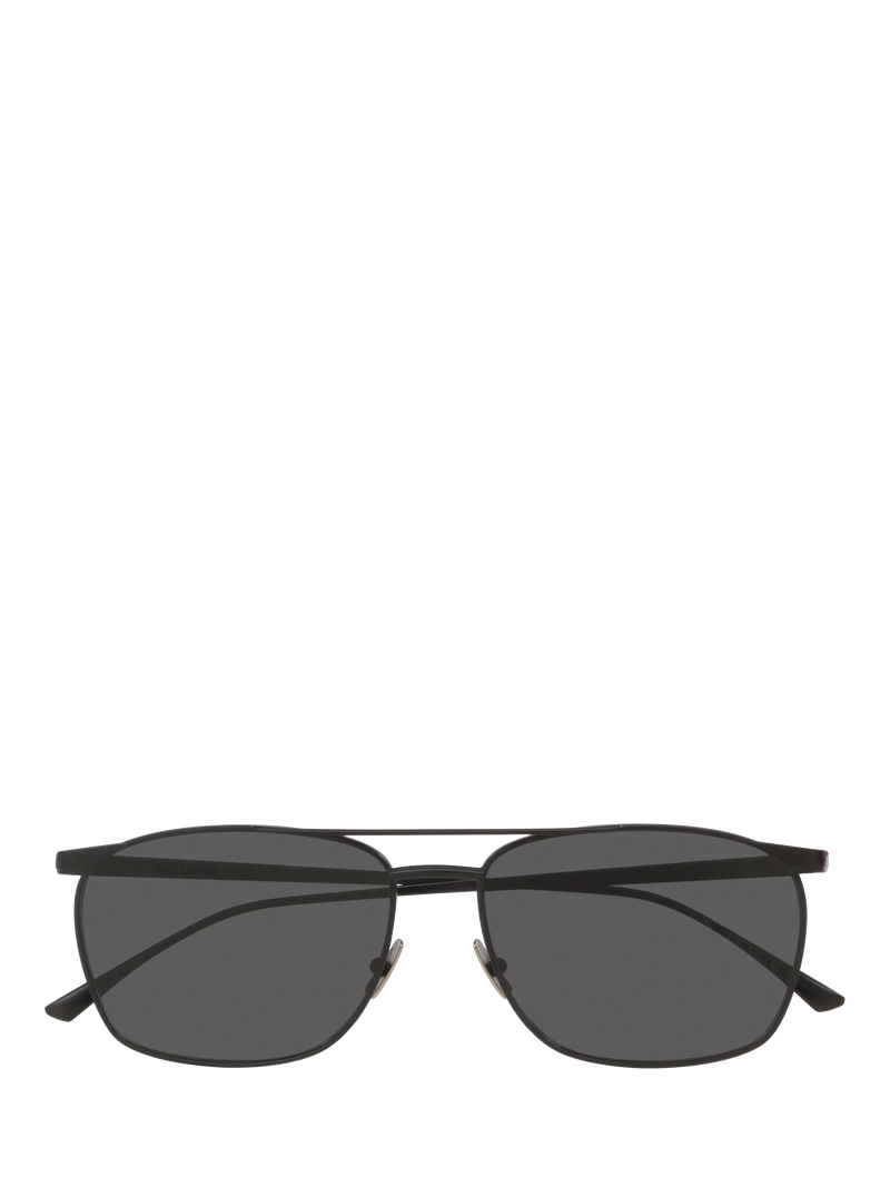Yves Saint Laurent D-frame sunglasses in black with polyamide lenses - British product
