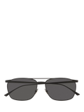 Yves Saint Laurent D-frame sunglasses in black with polyamide lenses - British product
