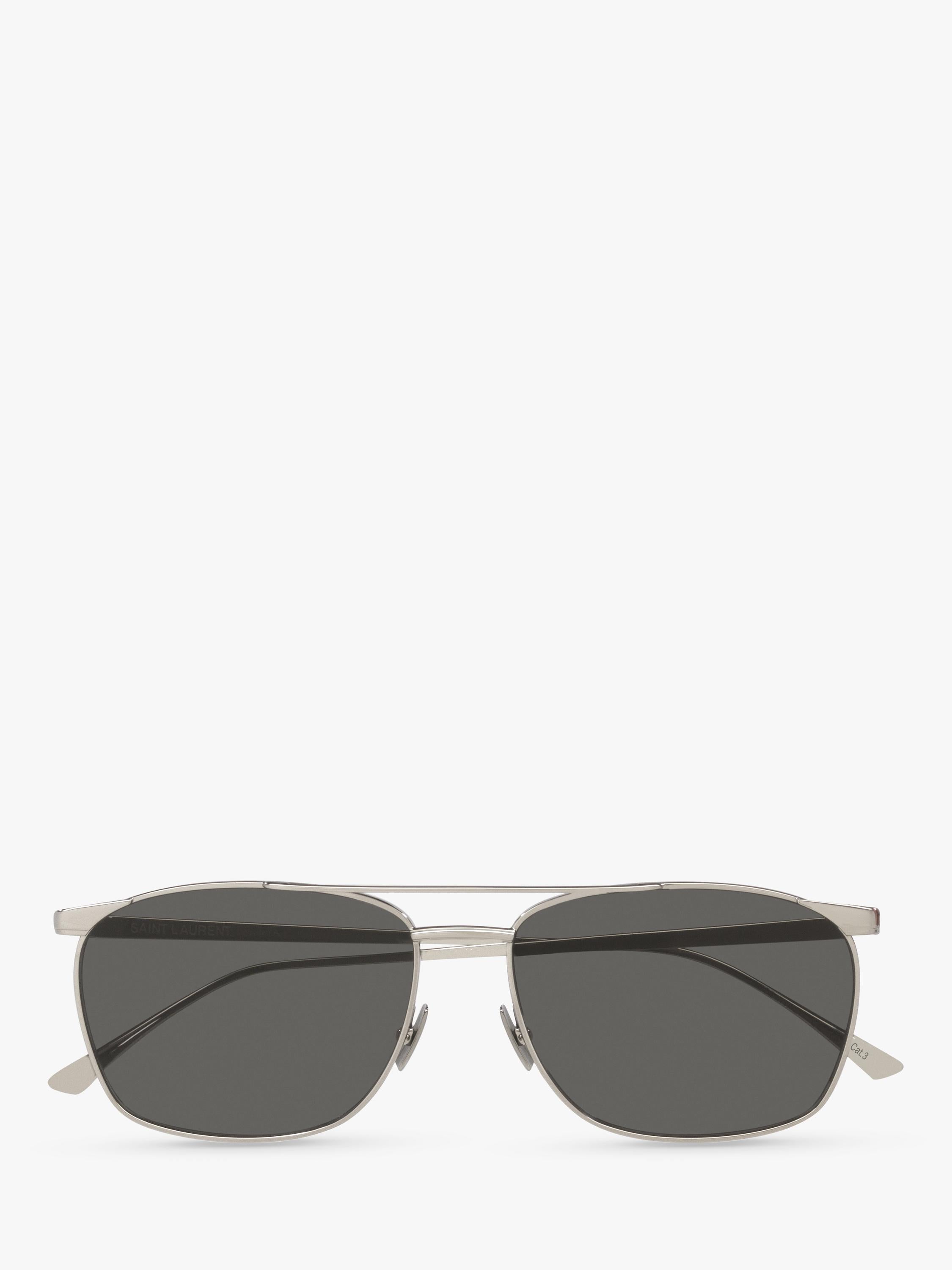 YSL D-Frame sunglasses silver, imported from the UK