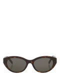 Yves Saint Laurent oval sunglasses tortoise 54mm (British brand)