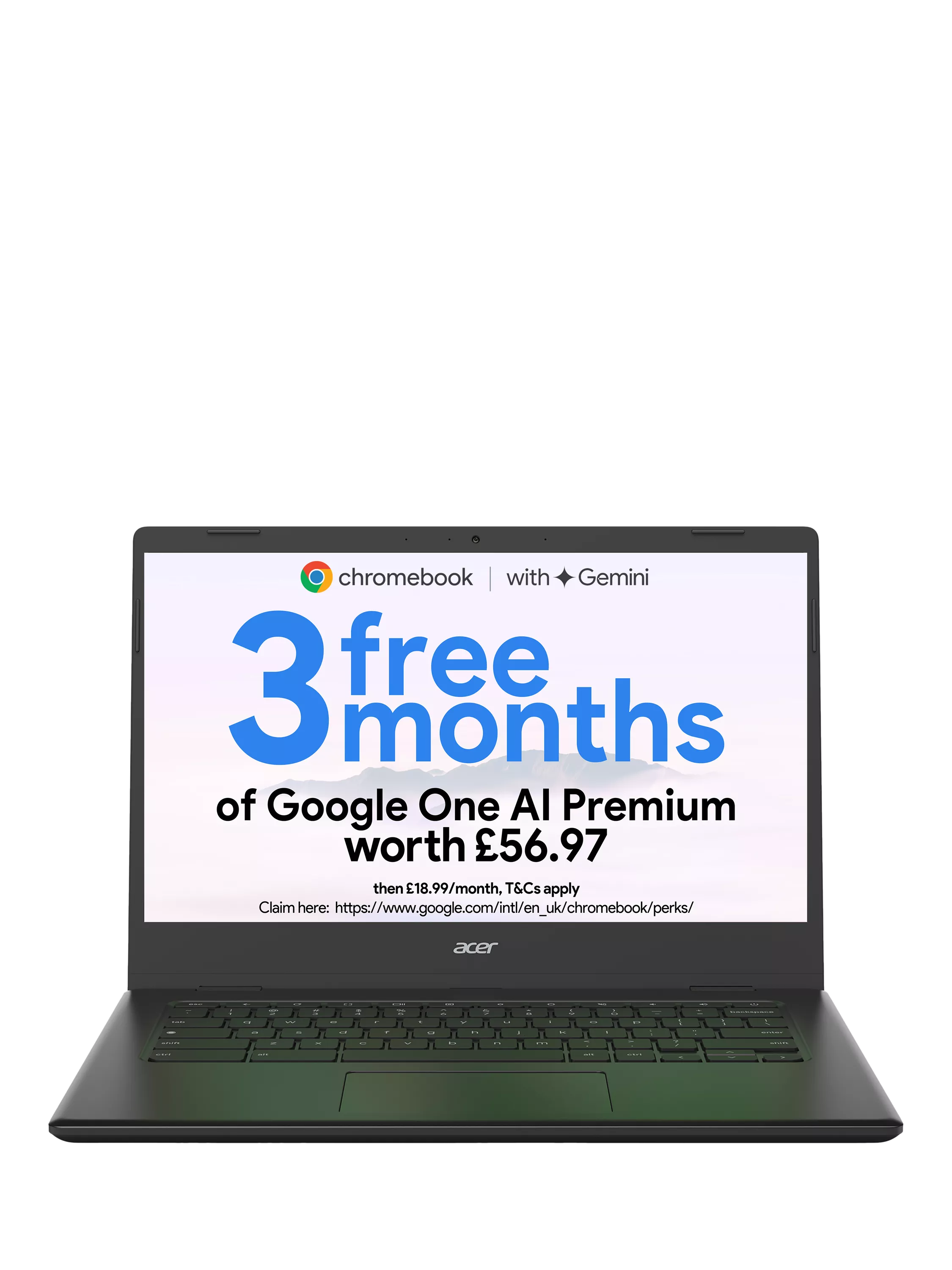 Acer Chromebook 314 laptop 14 inch Full HD - British product
