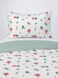 John Lewis Christmas reversible duvet cover set single, imported from the UK