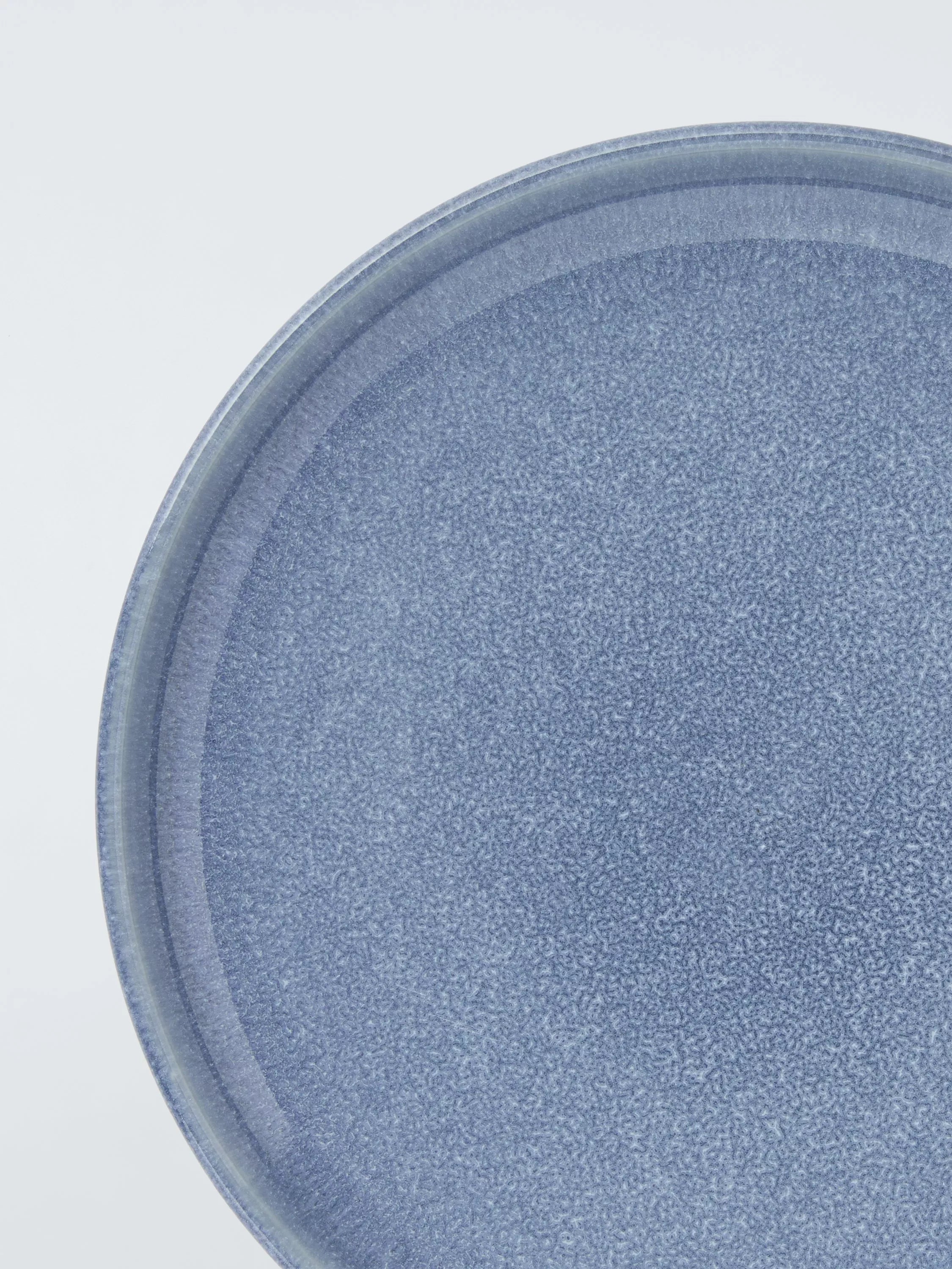 John Lewis Iona blue stoneware side plate 21.5cm, UK version