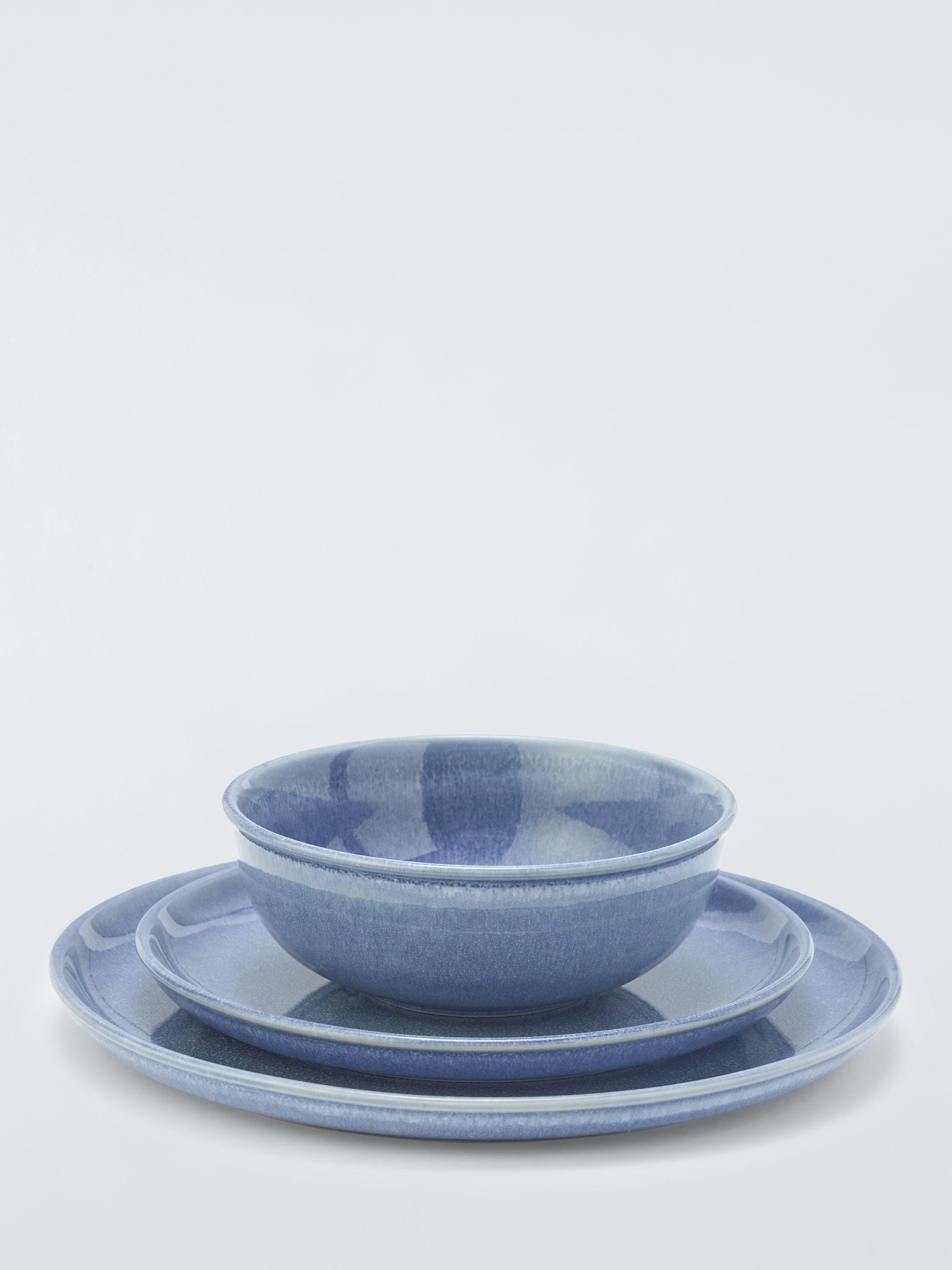 John Lewis stoneware cereal bowl blue 16cm - British product