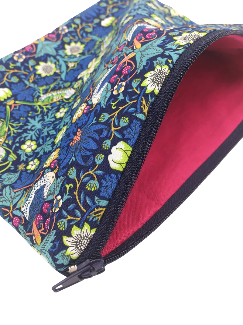 Alice Caroline coin purse craft kit Strawberry Thief (British brand)