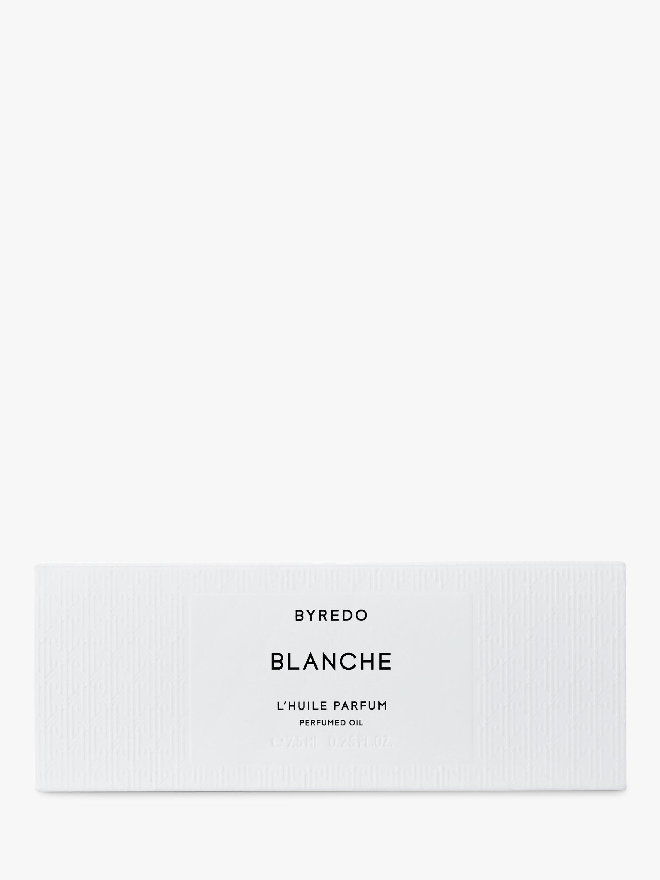 Byredo perfumed oil Blanche 7.5ml, imported from the UK